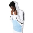 thumbnail image 4 of Lacoste Colorblock Lettered Men's Fleece Zip Hoodie White-Blue sh6905-51-vl3 (Size 3X), 4 of 5