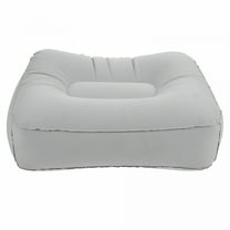 LAMIRO Foot Rest Inflatable Pillow Leg Travel Stool Airplane Desk Footrest Blow Cushion Footstool Chair Car Hammock
