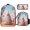 Color-2, variant on Cute Candy Bunny House 3pcs/Set Student Travel Bags Laptop Daypack Backpack Shoulder Bag Pencil Case