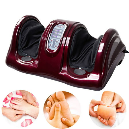 Zimtown Shiatsu Foot Massager Kneading and Rolling Leg Calf Ankle Muscle Relief Machine w/Remote