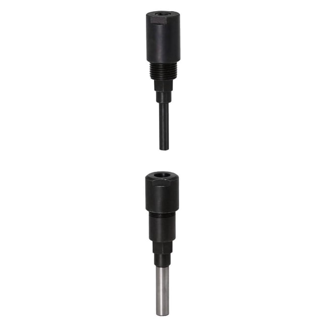 Adaptadores De Extensión De Boquil De Broca De Enrutador De De Grabado De Vástago De 2 Piezas 1/4 "y 8 Mm