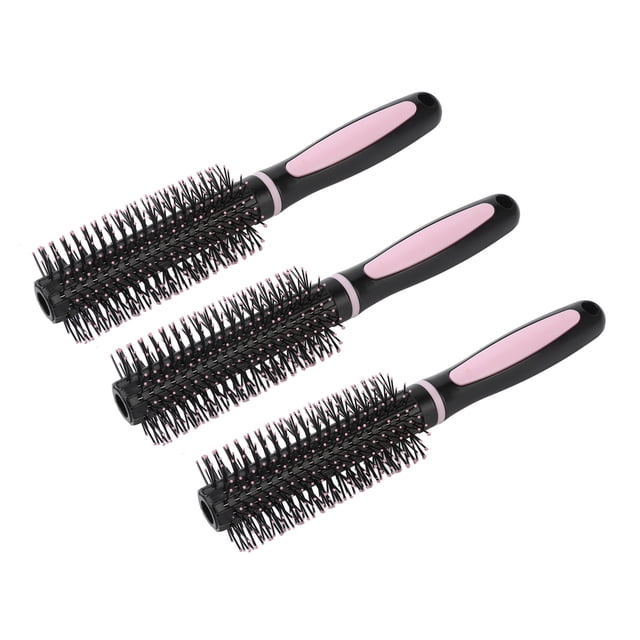 Brosse à Cheveux à Rouleau, Outil de Coiffage à Prise Confortable Peigne Rond 3 Pcs pour la Maison