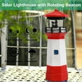 thumbnail image 6 of Gnmfd Solar Light Tower 14" Rotating LED Lighthouse Outdoor Garden Patio Solar Powered Decoration Lamp Auto On Off for Courtyard Lawn Balcony Yard Christmas Lights Outdoor Decorative Lights, 6 of 9