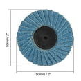 thumbnail image 6 of 10 Pcs 50mm Flap Disc Quick Change Grinding Wheels for Rust Removal polishing grinding 120 Grit, 6 of 6