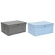 thumbnail image 5 of Caja de almacenamiento con asa lavable de gran capacidad, contenedores de tienda, cajas para el hogar de Color sólido, ropa interior para Almacenamiento y organización del hogar 47x28x21cm Azul Bearachild HA077307-06, 5 of 6