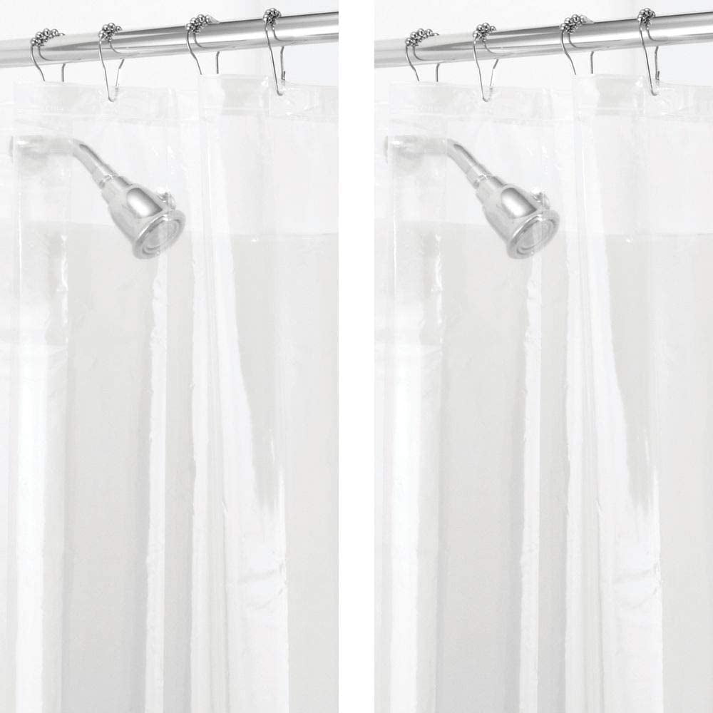 Plastic, Mold/Mildew Resistant, PEVA Shower Curtain Liner for Bathroom