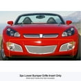 thumbnail image 3 of APS Compatible with Saturn Sky 2007-2009 Red Line Lower Bumper Stainless Steel Chrome Mesh Front Grill Grille Insert S77620T, 3 of 3
