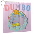 thumbnail image 3 of Dumbo Shower Curtain Cartoon Art Bath Shower Curtains with 12 Hooks, Waterproof Washable Polyester Bathroom Home Decor Set 72x72 Inch, Iron, 3 of 8
