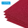 thumbnail image 3 of Unique Bargains Soft Felt Sheets Glitter Rose Red 11.8 x 7.8 Inch 12 Pcs, 3 of 6