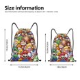 thumbnail image 2 of Zufioo Sac de Sport Imprimé Mario Sac de Gym à Ficelles Lavable en Machine Sac à Dos à Ficelles Robuste pour Hommes Femmes-Petit, 2 of 6