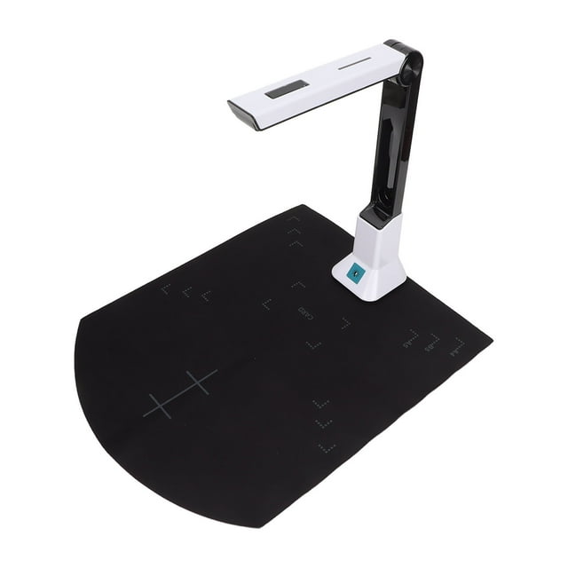 Document Camera, USB Book & Document Scanner 8MP HD Capture A4, Smart OCR Auto Focusing, Foldable Portable Files Notes Picture Scanner For , For XP, For Vista Sp1, Etc.