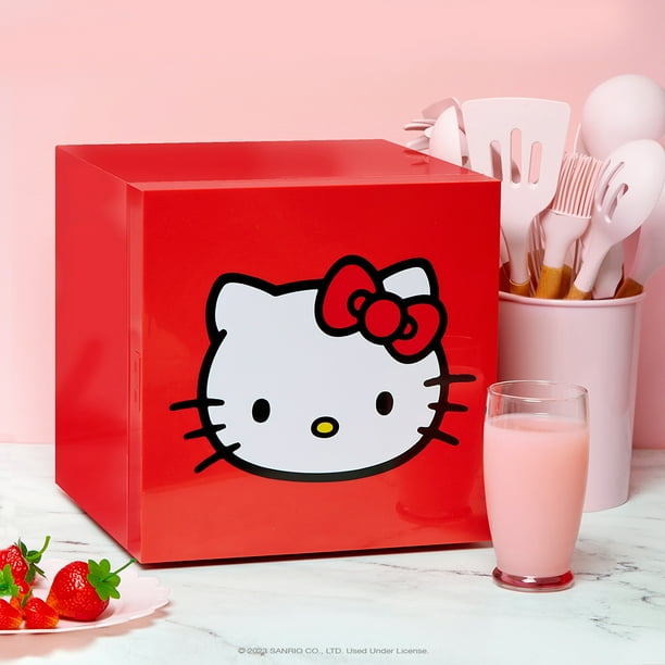 Hello Kitty Red Cooler Mini Fridge 6.7L Single Door 9 Can ACDC