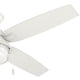 thumbnail image 3 of Ventilador de techo Hunter Ocala de 52 pulgadas, blanco rústico, LED de 4 aspas, 3 of 8