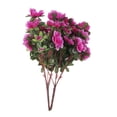 thumbnail image 3 of Ramo de 2 flores artificiales de azalea falsa para decoración del hogar y boda., 3 of 8