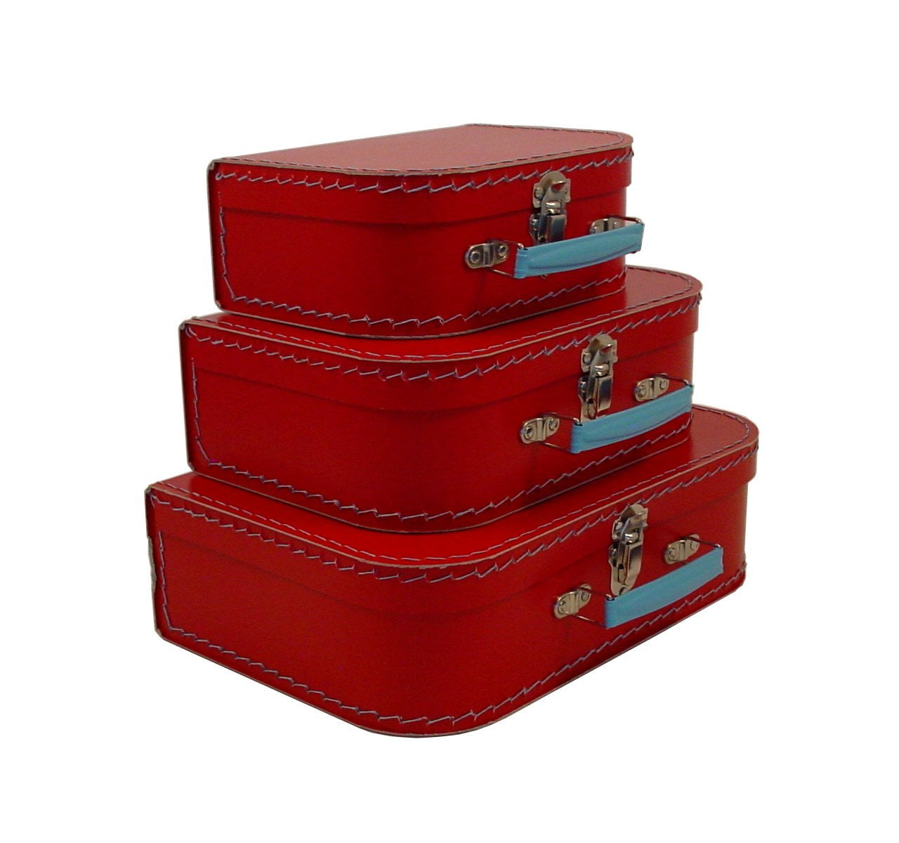 small cardboard suitcases