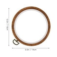 thumbnail image 3 of CIMAXIC 2Pcs Embroidery Hoops Plastic Circles Imitation Wood Cross Stitch Hoops,5.51"X5.51"X0.39", 3 of 5
