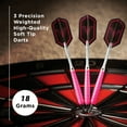 thumbnail image 6 of Viper V Glo Soft Tip Dart Set, 18 Grams, Pink, 6 of 7