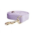 thumbnail image 1 of Light Purple Corduroy Dog Collar And Leash Set With Custom Engraved Nameplate, 1 of 17