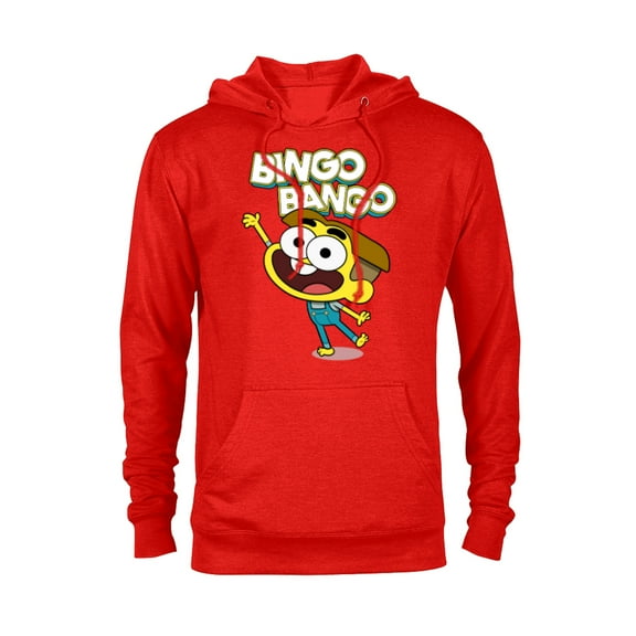 Disney Channel Big City Greens Cricket Bingo Bango - Pullover Hoodie for Adults -Customized-Red Heather