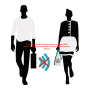 RFID Blocking Mens Leather Zippered Wallet RFID 702 (C)