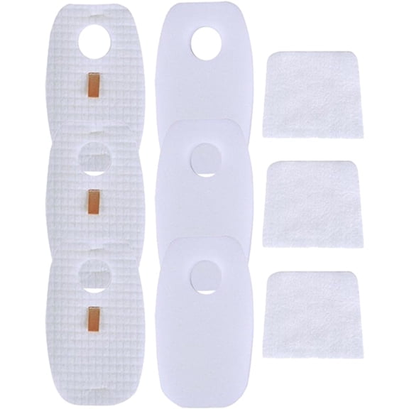3 Pack for Shark Rocket DuoClean HV380 HV380C HV380W HV381 HV381C HV382 HV382BRN HV383 HV384Q Filter Kit, 6 Pre-Filters (3 Foam 3 Felt) and 3 Post-Filters Replacement Part XFFH380 XPSTFH380