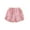 Pink, variant on Jalioing Infant Toddlers Shorts Ruffle Trim Elastic Waist Cute Shorts Baby Girls Loose Plaid Summer Short Pants