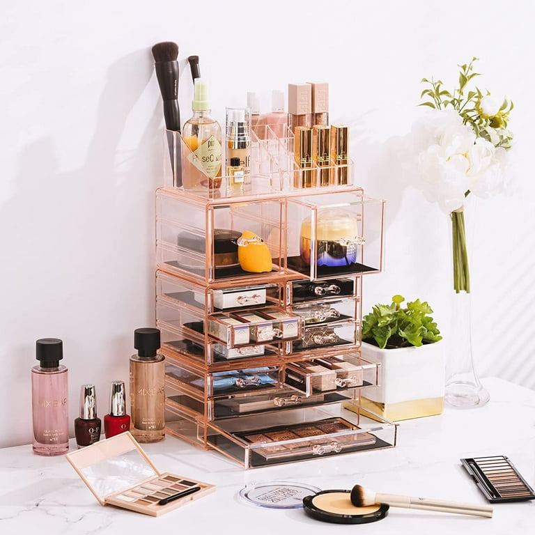 Sorbus Cosmetic Makeup & Jewelry Storage Case Tower Organizer