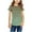 Army Green, variant on Jalioing Girls Boys Striped Short Sleeve Shirts Loose Crew Neck Casual T Shirt 3-12 Years Kids Summer Tees Tops