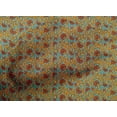 thumbnail image 4 of oneOone Cotton Poplin Fabric Leaves & Floral Block Printed Craft Fabric BTY 42 Inch Wide, 4 of 5