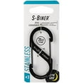thumbnail image 2 of Nite Ize Size-3 S-Biner Dual Spring Gate Carabiner, Black, 2 of 9
