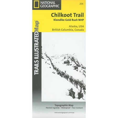 National Geographic Maps: Trails Illustrated: Chilkoot Trail, Klondike Gold Rush National Historic Park - Folded Map