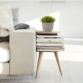 thumbnail image 3 of Ecopots Stockholm Mini Durable Modern Round Indoor/Outdoor Recycled Based Composite Flower Pot Planter, Taupe, 6", 3 of 4