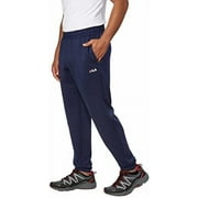 Fila Mens Mid-Weight Performance Jogger (Medium, Navy)