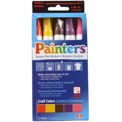 images Washable Car Paint Markers Walmart painters bright colors medium tip paint markers 5 count