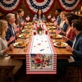 thumbnail image 6 of Memorial Day Saving!4th of July Decorations, 70.9 Inches Independence Day Table Flag Independence Day Restaurant Living Room Tabletop Decoration Ambience Decoration, 6 of 7