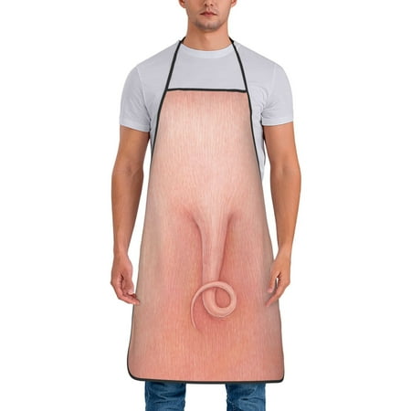 

Junzan Pig S Tail Print Kitchen Cooking Aprons Chef Apron for Men and Women Professional for Cooking Bib Aprons for Kitchen/Crafting/BBQ/Drawing