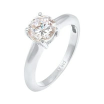 Elli by Julie & Grace Cubic Zirconia Solitaire Engagement Anniversary Ring