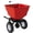 Red & Black, variant on Memoryfield Tow Behind Broadcast Spreader, 130 lb Capacity Lawn & Garden Fertilizer Spreader, Pull Behind Seeder for Seed, Salt & Ice Melt, Red & Black