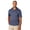 Heather Navy, variant on BlueGeneration Men's Heathered Wicking Polo - Heather Royal 3 Extra Large Solid