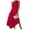 Red, variant on Women's One Shoulder Dress, Asymmetric Pleated Cocktail Party Dresses, Flattering High Waisted Accordion Ruffle Summer Wedding Guest Midi Gown