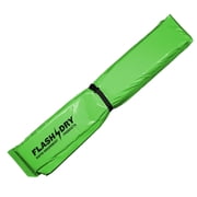 FlashDry Portable Spill Containment Berm, 4' x 4', UV-Resistant PVC, Heavy-Duty, Green