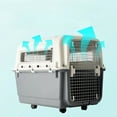 thumbnail image 4 of Accessories Plastics Dog Carriers Small Puppy Outdoor Walking Travel Dog Carriers Transport Kennel Sac Chien Pet Supplies SR50DC ShopWise Round, 4 of 15