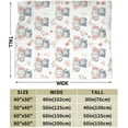 thumbnail image 4 of Elephant Blanket Super Cozy Soft Elephant Animal Throw Blanket Warm Plush Fluffy Elephant Stuff Gifts for Women Girls Fleece Flannel Gift Blankets for Kids Adults 50"X40", 4 of 6