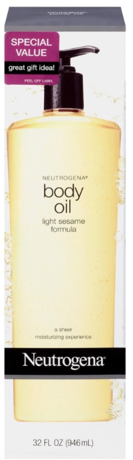 Neutrogena Lightweight Body Oil For Dry Skin Sheer Moisturizer In