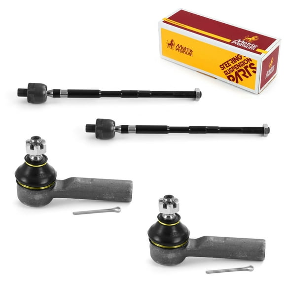Metrix Premium Chassis Parts - 4 PC Inner & Outer Tie Rod End Kit Fits 2009-2010 Renault Safrane (Mexico), 2004-2008 Nissan Maxima, 2002-2006 Nissan Altima, Replacement EV427, ES3438, Made in Europe