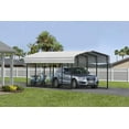 thumbnail image 1 of Arrow Carport, 12 ft. x 24 ft. x 9 ft. Eggshell, 1 of 8