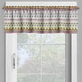 thumbnail image 2 of Ambesonne Tribal Valance Pack of 2, Triangles Lines, 54"X12", Multicolor, 2 of 5