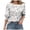Beige, variant on idosla Womens Tops 3/4 Length Sleeve Dressy Casual Blouses for Women 2026 Trendy Crew Neck T Shirts Summer Clothes (Black, L)