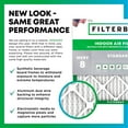 thumbnail image 4 of Filterbuy 20x25x5 MERV 8 Dust Defense, Pleated HVAC AC Furnace Air Filters for Trion Air Bear, Generalaire, Skuttle, and More (2-Pack), 4 of 10