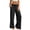 Black -CW29, variant on Nestiefly Linen Pants Women Summer Cotton Linen Pant Stretch Palazzo Pant Flowy Wide Leg Pant Loose Beach Trouser with Pockets White M